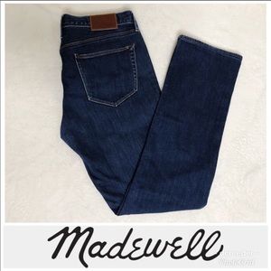 Madewell Rail Straight Dark Wash Jeans (27)